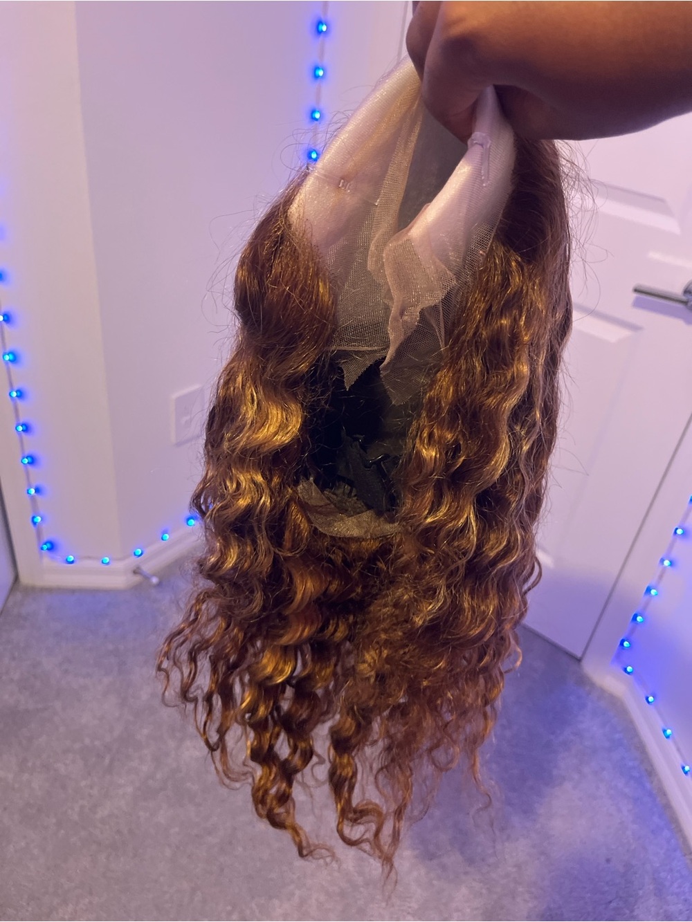 Brown Wavy Lace Front Wig - Women Hair